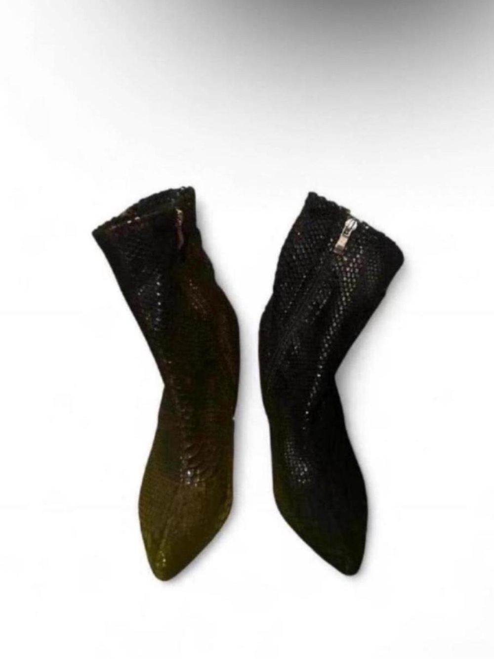 Fashion Nova Black Pointed Toe Ankle Booties